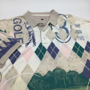 Cotton Traders Mens Sport Short Sleeve Polo‎ Golf Pattern Size Large